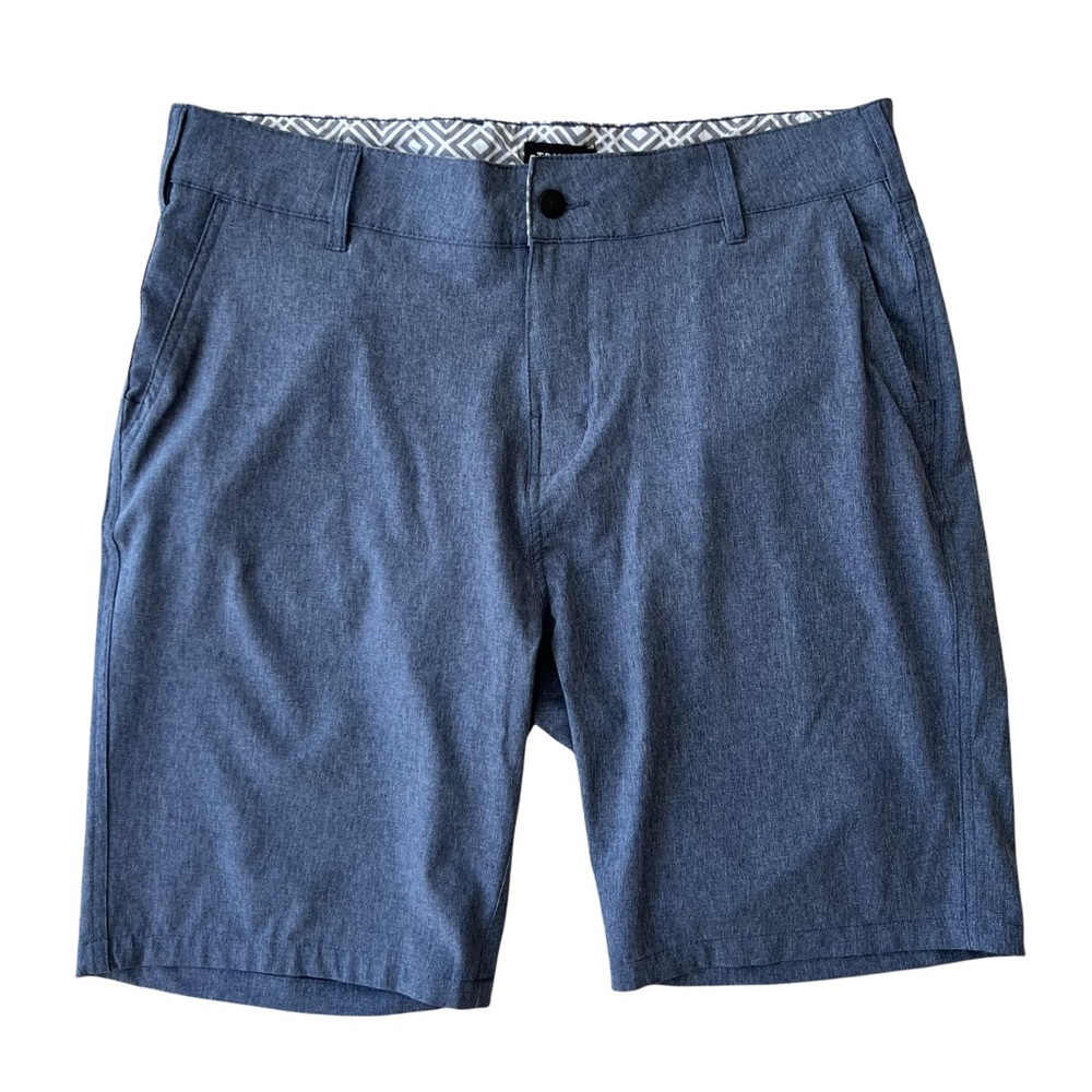 Trunks men’s multi functional grey flat front shorts Sz 36